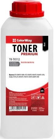 Тонер ColorWay (TK-TK112) 300g для Kyocera TK-17/ТК-100/ТК-111/ТК-113/ТК-112 | Купити в інтернет магазині