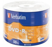 Фото DVD-R Verbatim 4,7Gb (bulk 50) 16x купить в MAK.trade
