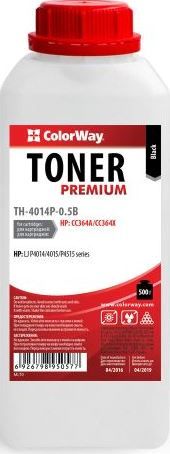 Тонер ColorWay (TH-4014P-0.5B) 0.5 kg для HP LJ P4014/P4015/4515 Premium | Купити в інтернет магазині