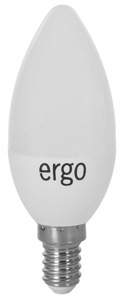 Світлодіодна LED лампа Ergo E14 6W 4100K, C37 (нейтральний)