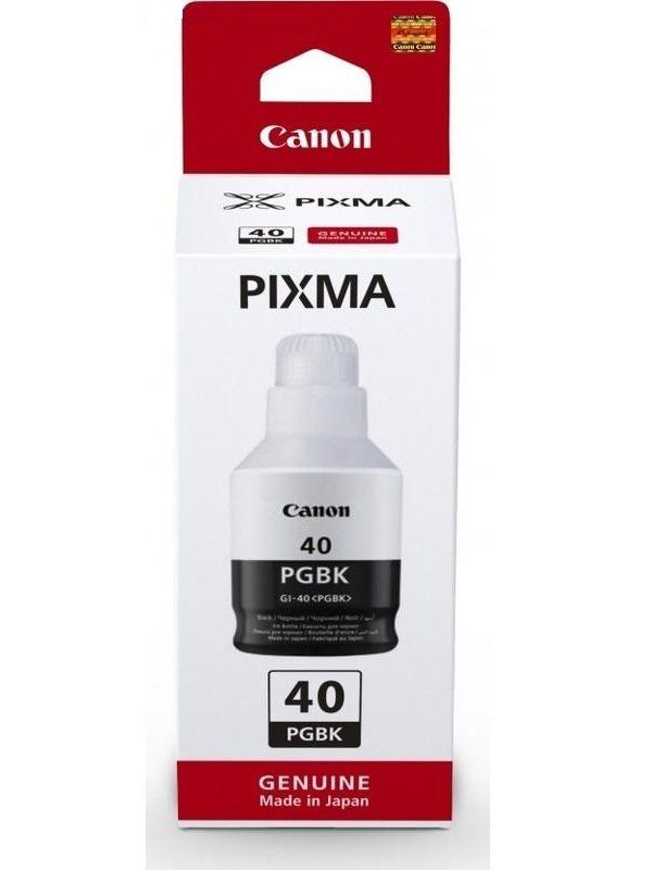 Оригінальне чорнило Canon GI-40 Pixma G5040/G6040/G7040/GM2040/GM4040 (Black Pigm) 135ml (3385С001) | Купити в інтернет магазині
