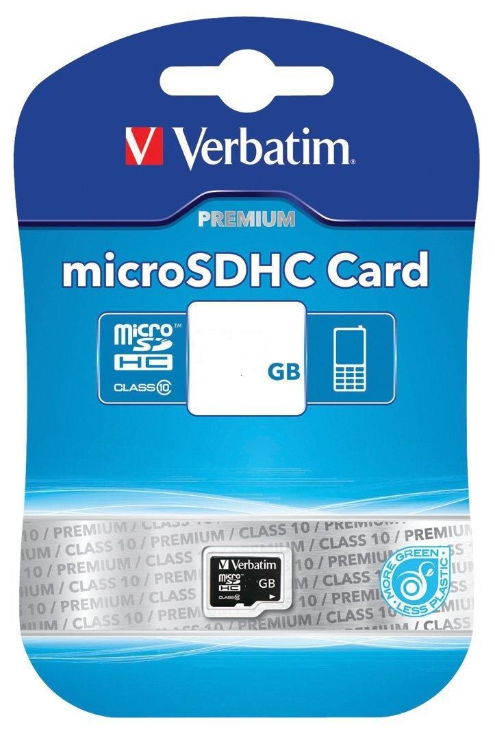 картка пам'яті Verbatim microSDHC 8GB card Class 4 no adapter | Купити в інтернет магазині