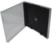 Фото CD box jewel black 10,4mm (СУПЕР КАЧЕСТВО) (10шт/уп) купить в MAK.trade