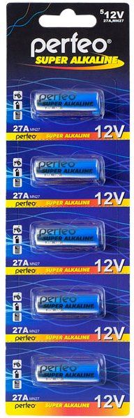 Батарейка Perfeo A23 (5шт/уп) 12 V Super alkaline