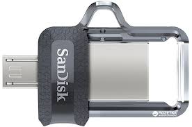 Flash-пам'ять Sandisk Ultra Dual 64Gb OTG USB 3.0 | Купити в інтернет магазині