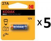 Фото Батарейка KODAK A27 (5шт/уп) 12 V alkaline купить в MAK.trade