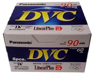 Касети miniDV Panasonic 60min (5шт/уп) | Купити в інтернет магазині