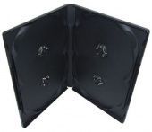 Фото DVD box/4 black 14mm глянец (10шт/уп) купить в MAK.trade