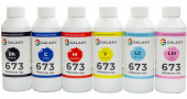 Фото Комплект чернил GALAXY 673 для Epson (B/C/M/Y/LC/LM) 6x500ml купить в MAK.trade