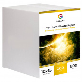 Фото Galaxy 10x15 (800л) 260г/м2 Суперглянцевая фотобумага купить в MAK.trade