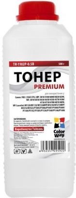 Тонер ColorWay (TH-1102P-0.5B) 0.5 kg для HP LJ P1102/P1606/Canon 725/Canon 728 Premium | Купити в інтернет магазині