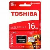 Фото Карта памяти Toshiba microSDHC 16GB Class 10 UHS-I + adapter купить в MAK.trade