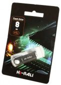 Фото Flash-память Hi-Rali Shuttle series Silver 8Gb USB 2.0 купить в MAK.trade