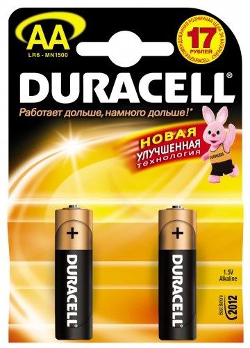 Батарейка Duracell LR06 MN1500 (2шт/уп) АА | Купити в інтернет магазині