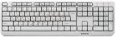 Фото Клавиатура проводная REAL-EL Standard 500 USB White купить в MAK.trade