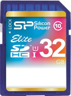 Карта пам'яті Silicon Power SDHC 32GB Class 10 UHS-I Elite | Купити в інтернет магазині