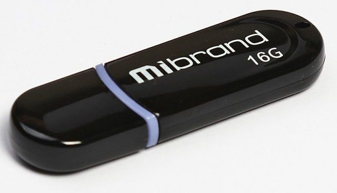 Флеш-пам'ять Mibrand Panther 16Gb Black USB2.0 | Купити в інтернет магазині