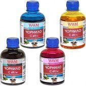 Фото Комплект чернил WWM C49 Canon PIXMA G1400/G2400/G3400 (BP/C/M/Y) 4x200ml купить в MAK.trade