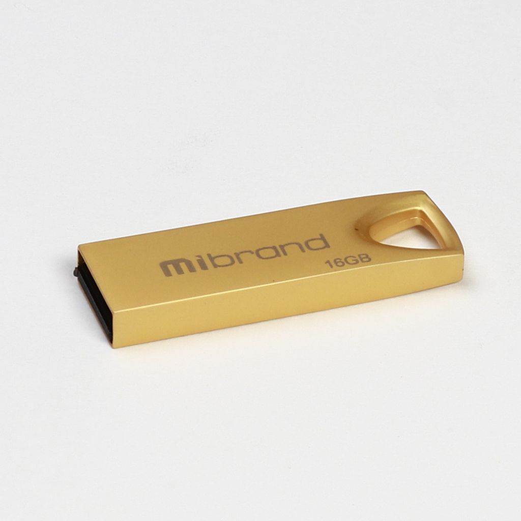 Флеш-пам'ять Mibrand Taipan 16Gb Gold USB2.0 | Купити в інтернет магазині
