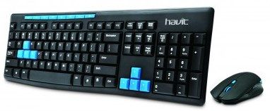 Бездротовий набір клавіатура+миша HAVIT HV-KB527GCM | Купити в інтернет магазині