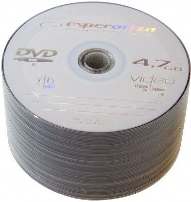 DVD-R Esperanza 4,7Gb (bulk 50) 16x | Купити в інтернет магазині