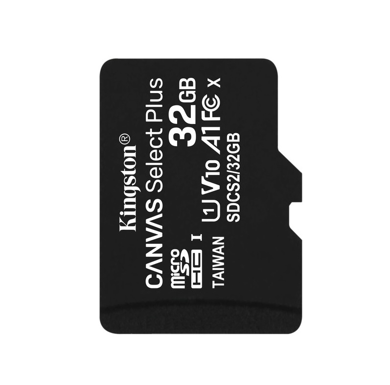 Карта пам'яті Kingston Canvas Select microSDHC 32GB Class 10 UHS-I no adapter | Купити в інтернет магазині