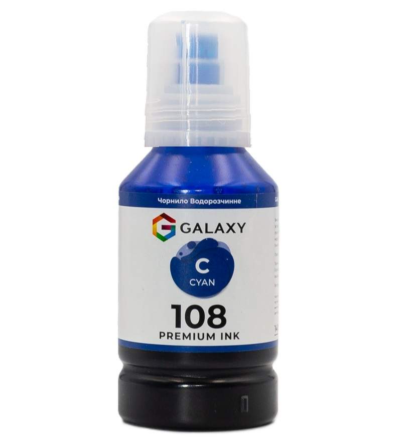 Чорнила GALAXY 108 для Epson L8050/L8100/L18050 (Cyan) 140ml | Купити в інтернет магазині