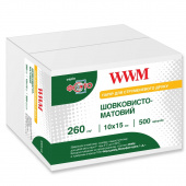 Фото WWM 10х15 (500л) 260г/м2 Шелковисто - матовая фотобумага купить в MAK.trade
