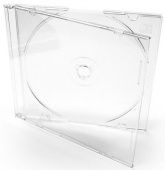 Фото CD box slim clear 5,2mm (СУПЕР КАЧЕСТВО) (10шт/уп) купить в MAK.trade
