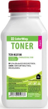 Тонер ColorWay (TCH-M251M) Magenta 55g для HP CLJ M251/MFP276 | Купити в інтернет магазині