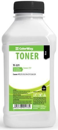 Тонер ColorWay (TC-221) 120g для Canon MF221/212 | Купити в інтернет магазині