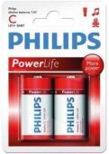 Фото Батарейка Philips PowerLife LR14 (2шт/уп) C купить в MAK.trade