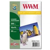 Фото WWM 10х15 (50л) 260г/м2 Сатин полуглянец фотобумага купить в MAK.trade