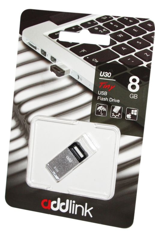Flash-пам'ять AddLink U30 8Gb USB 2.0 Silver | Купити в інтернет магазині
