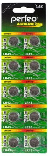 Батарейка Perfeo AG12 (LR43) Alkaline (10шт/уп) 1.5V | Купити в інтернет магазині
