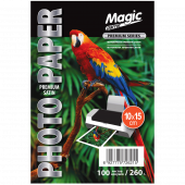 Фото Magic 10x15 (100л) 260г/м2 Сатин фотобумага купить в MAK.trade