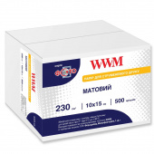 Фото WWM 10х15 (500л) 230г/м2 Матовая фотобумага купить в MAK.trade