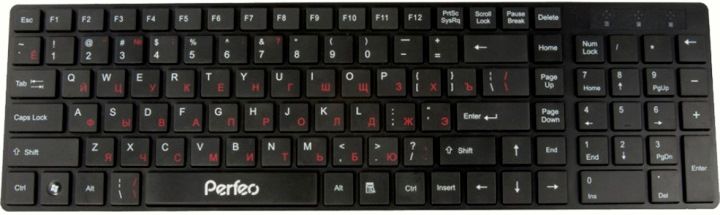 Клавіатура провідна Perfeo PF-718-SL-B USB Black | Купити в інтернет магазині