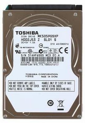 Жорсткий диск 500Gb Toshiba 2.5" (MQ01ABD050) SATAII 5400 rpm 8Mb | Купити в інтернет магазині