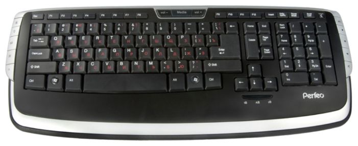 Клавіатура провідна Perfeo PF-11-MM USB Black | Купити в інтернет магазині