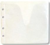 Фото Конверт пластиковый белый для 2-х дисков (100шт/уп) купить в MAK.trade