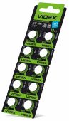 Фото Батарейка Videx AG12 (LR43) Alkaline (10шт/уп) 1.5V купить в MAK.trade