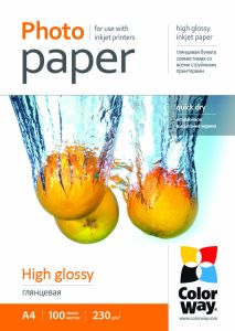 ColorWay А4 (100л) 230г/м2 Глянцевая фотобумага