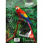 Фото Самоклеющаяся плёнка Magic для Лазерной печати Прозрачная A4 (10л) 50мкм купить в MAK.trade