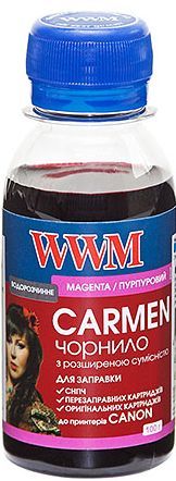 Чорнило WWM CU/M Canon Universal Carmen (Magenta) 100ml