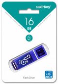Фото Flash-память Smartbuy Glossy series Dark Blue 16Gb USB 3.0 купить в MAK.trade