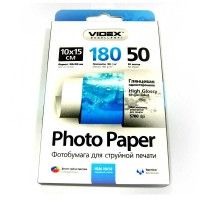 Videx 10x15 (50л) 180г/м2 глянсовий фотопапір