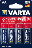Фото Батарейка VARTA LONGLIFE Max Power Alkaline LR06 (20шт/уп) АА купить в MAK.trade