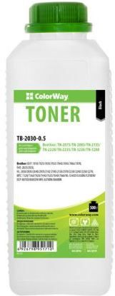 Тонер ColorWay (TB-2030-0.5) 0.5 kg для Brother HL-2040/5250/7010 | Купити в інтернет магазині