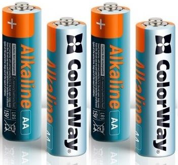 Батарейка лужна ColorWay Alkaline LR06 (24шт/уп) АА | Купити в інтернет магазині